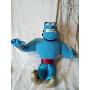 VTG 1992 Mattel Disney Aladdin GENIE Plush Stuffed Doll Toy 16" Posable Arms